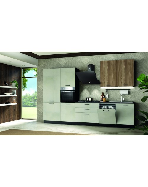 Cucina Completa Micol Sinistra 345 – Design Moderno e Funzionalità in un Unico Spazio