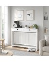 Consolle Copri Termosifone Opelya 130 cm Bianca con Ante a Ribalta – Design Salvaspazio