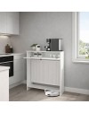 Consolle Copri Termosifone Opelya 90 cm Bianca con Anta a Ribalta – Design Salvaspazio