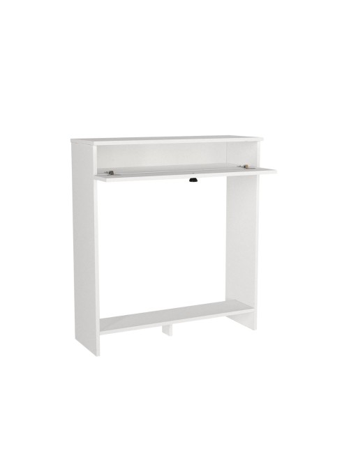 Consolle Copri Termosifone Opelya 90 cm Bianca con Anta a Ribalta – Design Salvaspazio