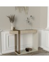 Consolle Ingresso Desca Travertino e Cashmere – Design Moderno Salvaspazio