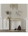 Consolle Ingresso Desca Travertino e Cashmere – Design Moderno Salvaspazio