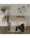 Consolle Ingresso Desca Travertino e Cashmere – Design Moderno Salvaspazio