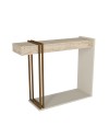 Consolle Ingresso Desca Travertino e Cashmere – Design Moderno Salvaspazio
