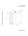 Consolle Ingresso Desca Travertino e Cashmere – Design Moderno Salvaspazio
