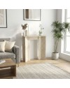 Consolle ingresso Mara Travertino con Gambe Geometriche – Design Moderno