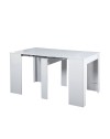 Consolle allungabile Ofelia 90x50x76h cm colore bianco lucido