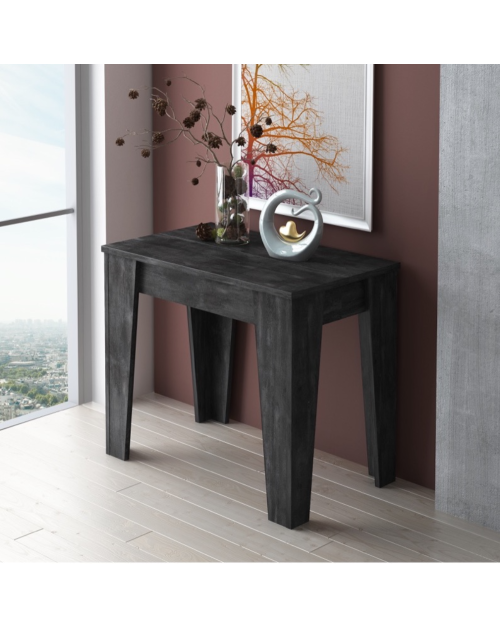 Consolle allungabile Petra 90x53,6x75,2H cm colore grigio cemento