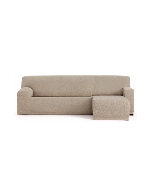 Copridivano Penisola Destra Beige Troya Elastico 250-310 Bracciolo Corto