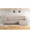 Copridivano penisola destra beige Troya elastico 250-310 bracciolo corto