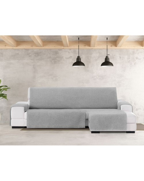 Copridivano penisola destra grigio tessuto jacquard Valeria 290