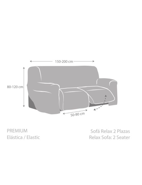Copridivano Recliner 2 Posti Grigio Jaz 150-200 Prezzo