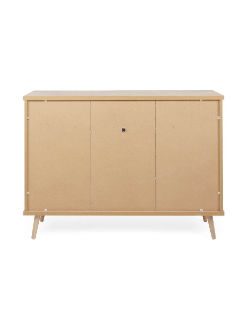 Credenza Epik 51 con 3 Ante 120x40x88,3 Colore Rovere Antracite Grigio