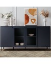 Credenza blue navy 4 ante Caracas51A 180X40X90H