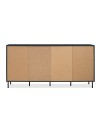 Credenza blue navy 4 ante Caracas51A 180X40X90H