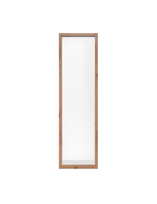Credenza alta L120XP40XH140 New Denver51 colore bianco e rovere