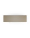 Credenza Fayna in metallo sabbia con 2 ante e 3 cassetti 140x40x90H Design industriale