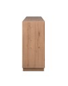 Credenza Phoenix 51A con 3 ante e 3 cassetti rovere e bianco 178x40x88H