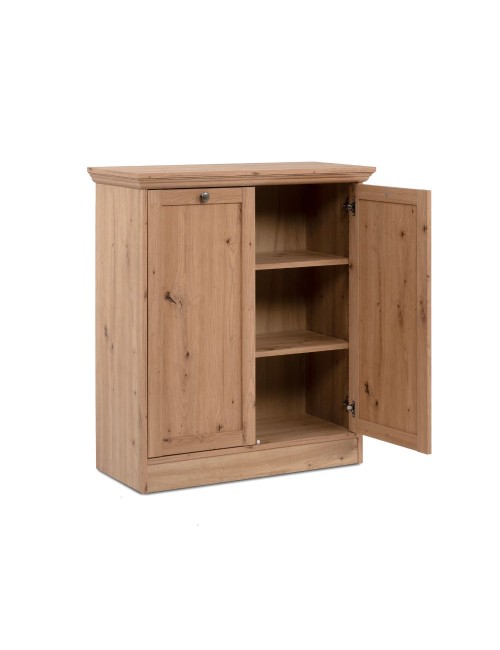 Madia 2 ante rovere anticato Timber01A 80x35x90H Il fascino del legno naturale nella tua casa