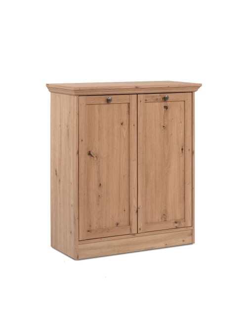 Madia 2 ante rovere anticato Timber01A 80x35x90H Il fascino del legno naturale nella tua casa