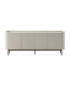 Credenza Willa18924 4 ante effetto cannettato colore crema 200x40x80H – Eleganza e capienza