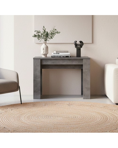 Consolle allungabile Baku 252 cm colore cemento