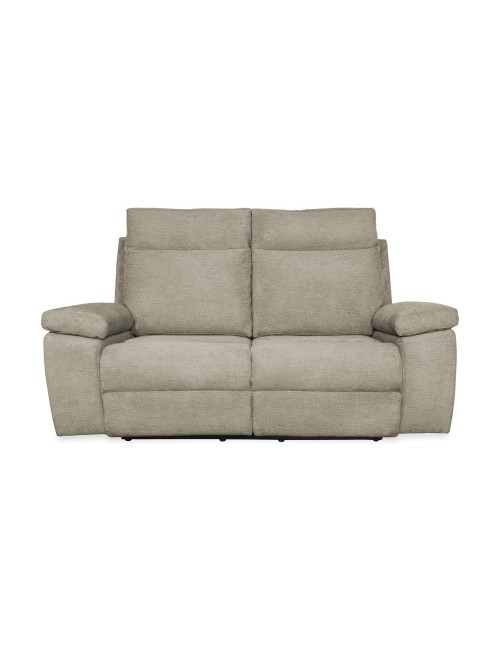 Divano 2 posti 2 recliner manuali Milano colore cappuccino