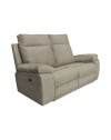 Divano 2 posti 2 recliner manuali Milano colore cappuccino