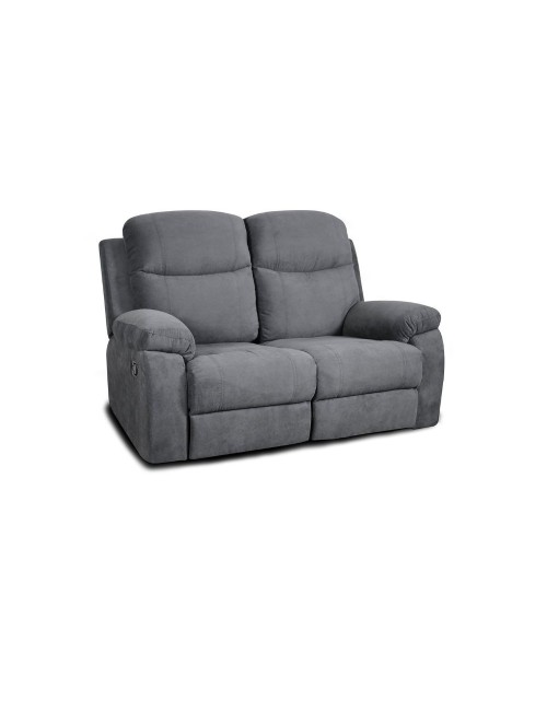 Divano Chicago 2 Posti Reclinabile Colore Grigio Twist 20 Prezzo