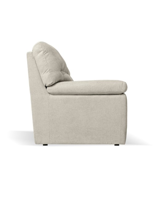 Divano 2 Posti in Tessuto Idrorepellente Colore Beige Alenda Prezzo
