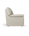 Divano 2 posti Alenda tessuto Roma05 colore beige 160x98x92h