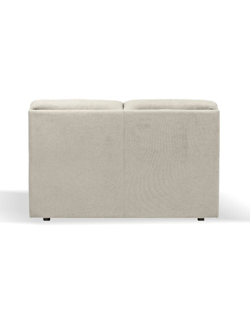Divano 2 Posti in Tessuto Idrorepellente Colore Beige Alenda Prezzo