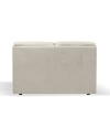 Divano 2 posti Alenda tessuto Roma05 colore beige 160x98x92h