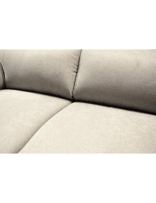 Divano 2 Posti in Tessuto Idrorepellente Colore Beige Alenda Prezzo
