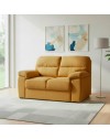 Divano 2 posti Alenda tessuto Roma15 colore senape 160x98x92h