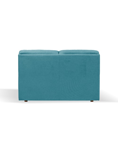 Divano 2 posti Alenda tessuto Roma colore verde acqua 160x98x92h