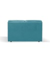 Divano 2 posti Alenda tessuto Roma colore verde acqua 160x98x92h