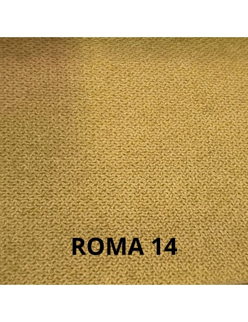 Divano 3 posti Alenda tessuto Roma14 colore giallo 211x98x92h