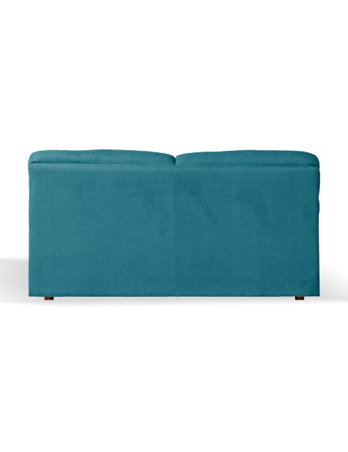 Divano 3 posti Alenda tessuto Roma colore verde acqua 211x98x92h