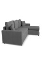 Divano con penisola reversibile funzione letto Golf colore grigio Enjoy23