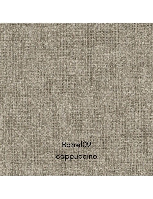 Divano con penisola reversibile funzione letto Golf tessuto cappuccino Barrel09