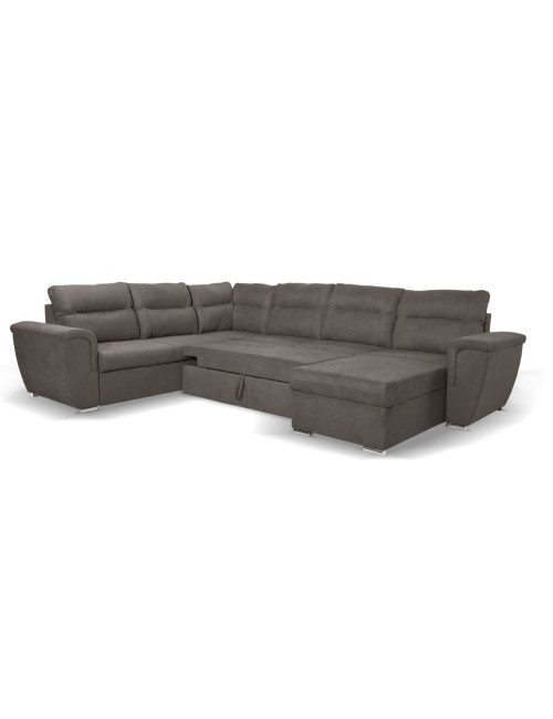 Divano Angolare con Letto e 2 Contenitori Washington Khaki Prezzo