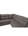 Divano angolare con letto e 2 contenitori Washington khaki