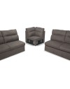 Divano angolare con letto e 2 contenitori Washington khaki