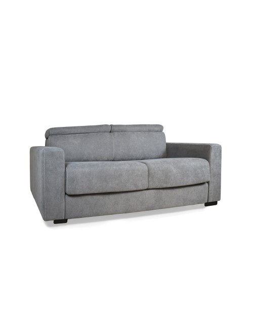 Divano letto 3 posti Crien tessuto Roma10 taupè 205x97x83H