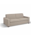 Divano letto 3 posti Flash tessuto Queens colore beige 200x98x86h