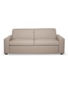 Divano letto 3 posti Flash tessuto Queens colore beige 200x98x86h