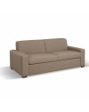 Divano letto 3 posti Flash tessuto Queens colore camel 200x98x86h