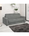 Divano letto 3 posti Kriog tessuto Barrel83 grigio 200x98x86h