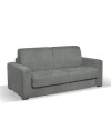 Divano letto 3 posti Kriog tessuto Barrel83 grigio 200x98x86h